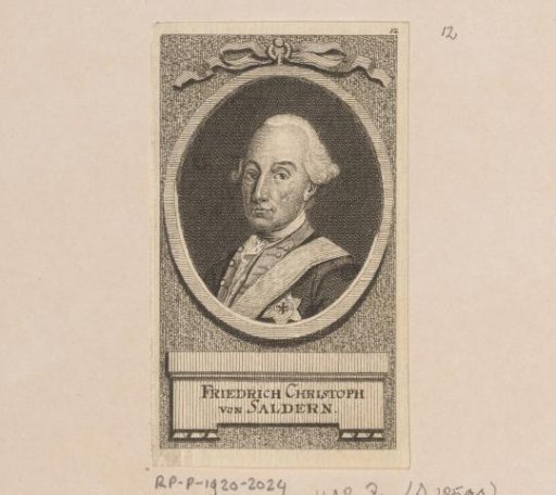Portrait of Friedrich Christoph von Saldern