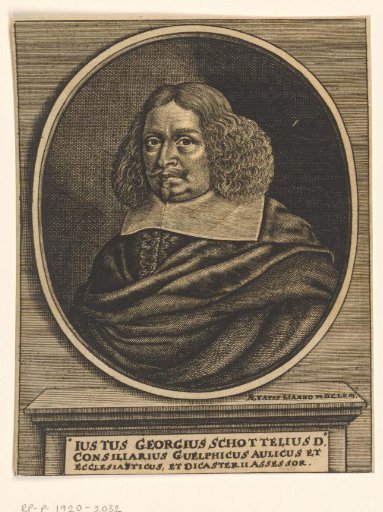 Portrait of Justus Georg Schottel