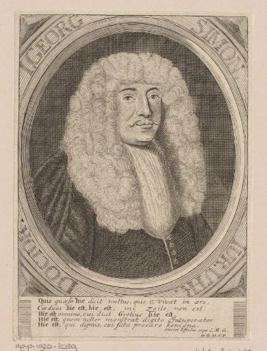 Portrait of Johann Georg Simon