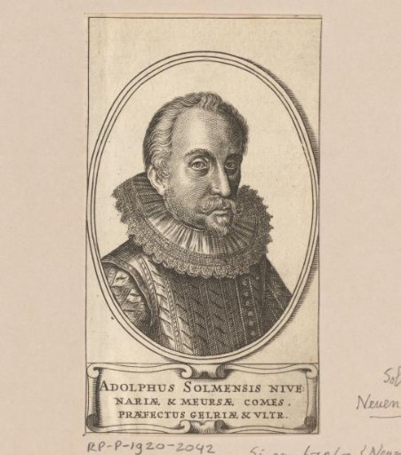 Portrait of Adolf, Count of Nieuwenaar and Meurs