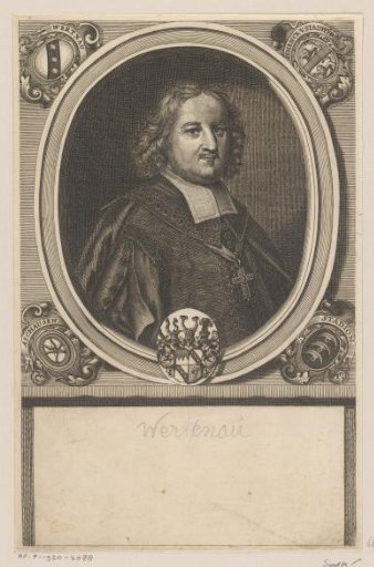 Portrait of Konrad Wilhelm von Werthenau, Bishop of Würzburg
