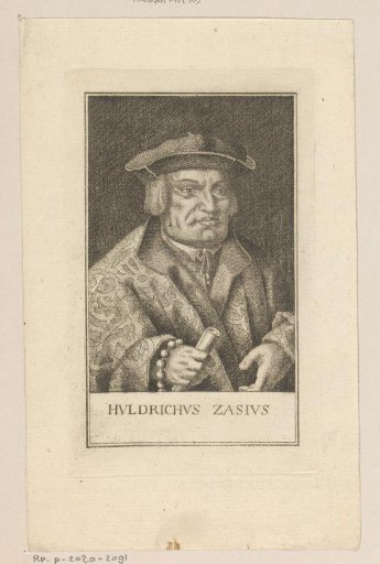 Portrait of Ulrich Zasius