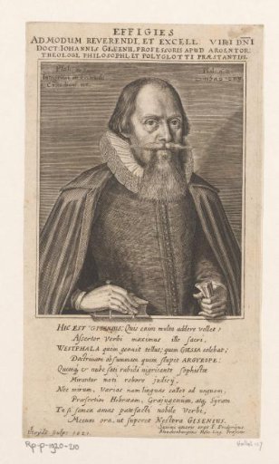 Portrait of Johannes Gisenius