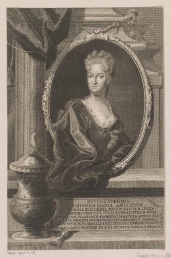Portrait of Johanna Maria Adolphi-Zoller
