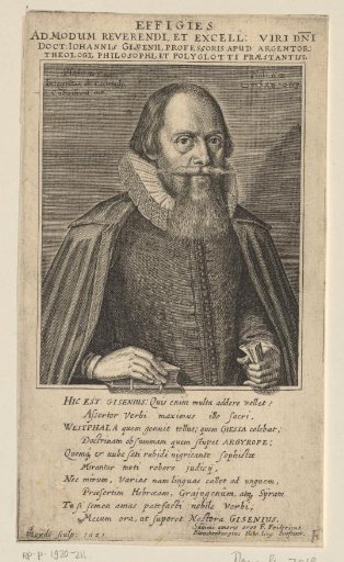 Portrait of Johannes Gisenius