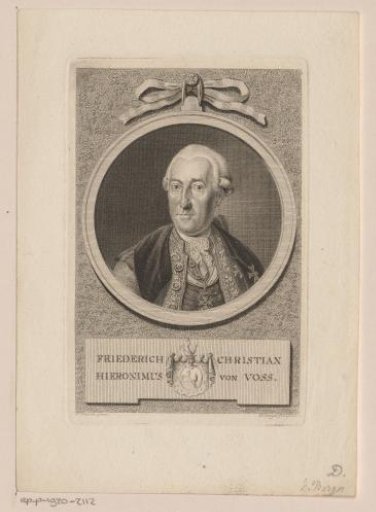 Portrait of Christian Friedrich Voß
