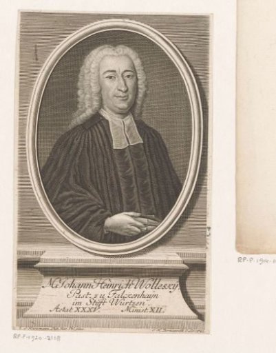 Portrait of Johann Heinrich Wollesky