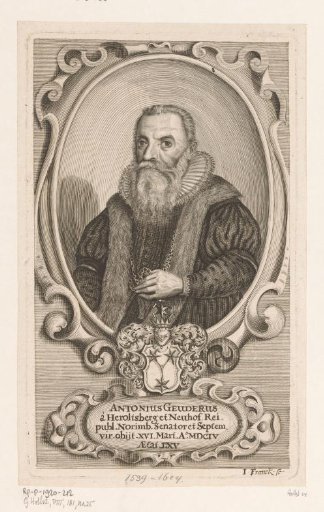 Portrait of Anton Geuder von Heroldsberg at the age of 65