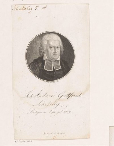 Portrait of Johann Andreas Gottfried Schetelig