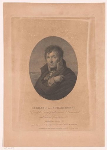 Portrait of Gerhard von Scharnhorst