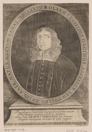 Portrait of Olaus Verelius