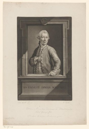 Portrait of Johann Ernst Immanuel Walch