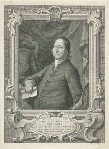 Portrait of Nikolaus Ludwig, Count von Zinzendorff