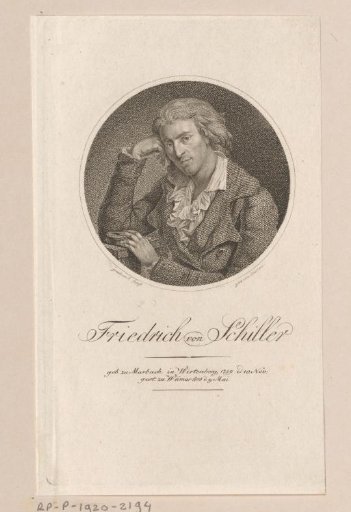 Portrait of Friedrich von Schiller