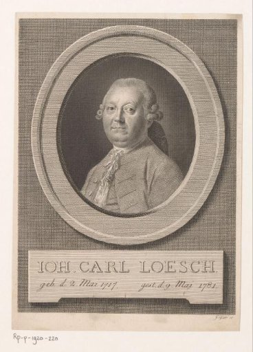 Portrait of Johann Carl Loesch
