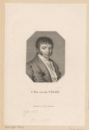 Portrait of Carl Franz van der Velde