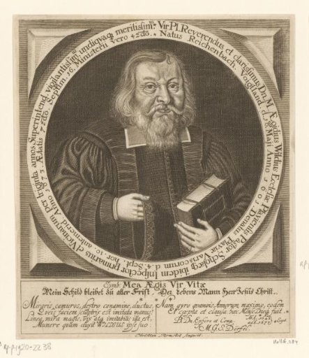 Portrait of Aegidius Wild