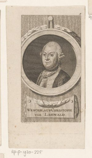 Portrait of Wenzeslaus Christoph von Lehwald