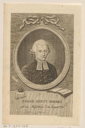 Portrait of Johann August Hermes