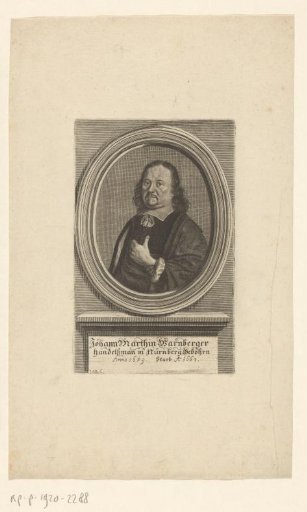 Portrait of Johann Martin Warnberger