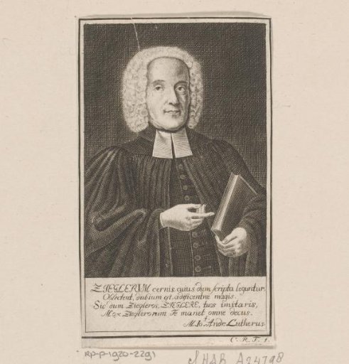 Portrait of Johann Friedrich Ziegler
