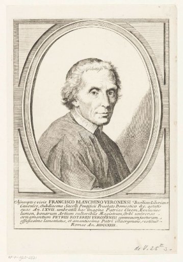 Portrait of the Scientist and Cleric Francesco Bianchini
