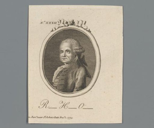 Portrait of an unknown man with a bow in his wig