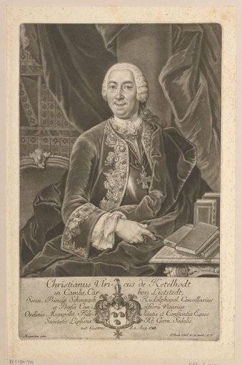 Portrait of Christian Ulrich von Ketelhodt