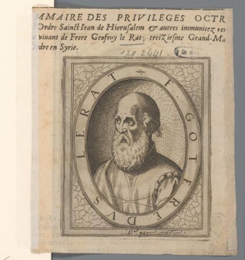 Portrait of Geoffroy le Rat