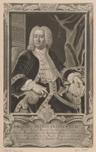Portrait of Johann Peter von Ludewig