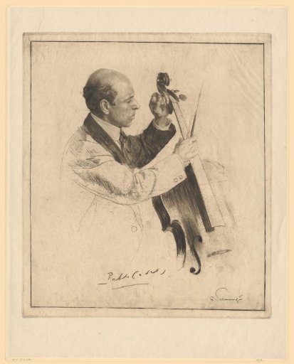 Portrait of Pablo Casals