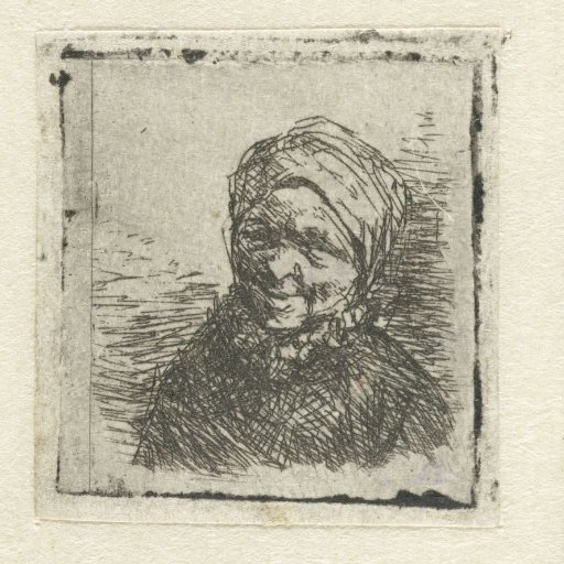 Bust Of A Smiling Peasant Woman
