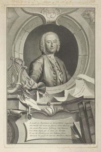 Portrait of Christian Gottlieb Glafey