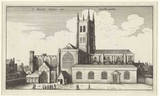 View of Southwark Cathedral in London