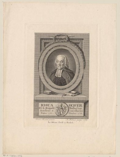 Portrait of Josua Hofer