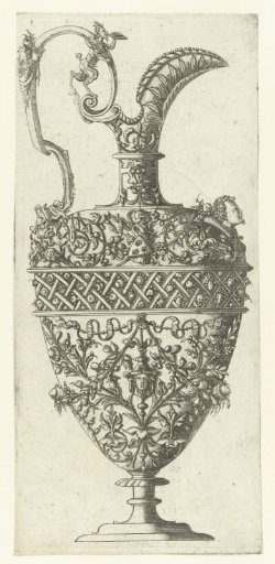 Jug with a spout and a handle