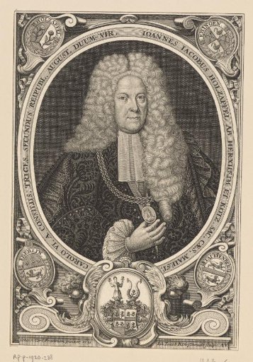 Portrait of Johann Jacob Holzapfel von Herxheim