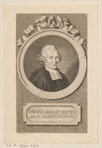 Portrait of Johann August Hermes