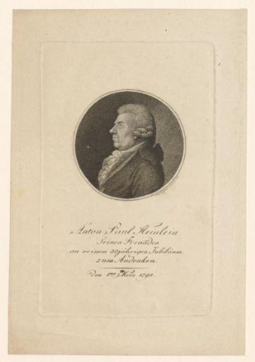 Portrait of Anton Paul Heinlein