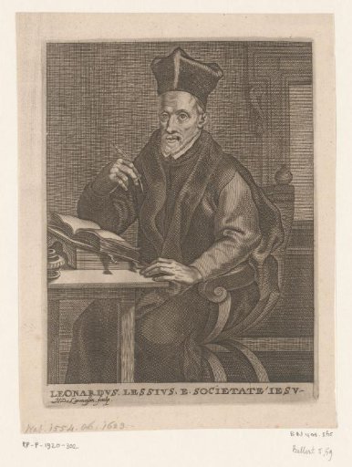 Portrait of Leonardus Lessius