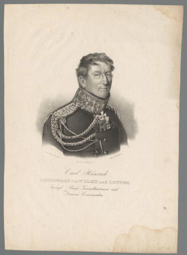 Portrait of Carl Friedrich Heinrich Graf von Wylich und Lottum