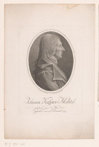 Portrait of Johann Kaspar Hechtel