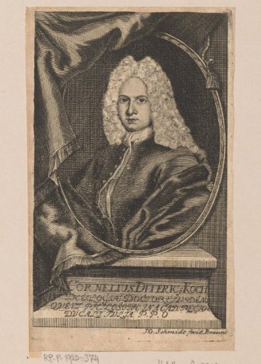 Portrait of Cornelius Dietrich Koch