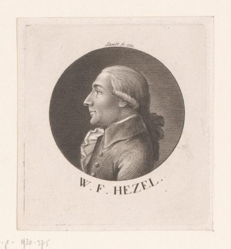Portrait of Wilhelm Friedrich Hezel