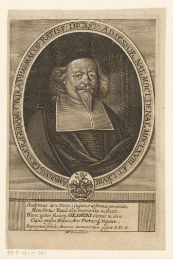 Portrait of Ambrosius Gesner