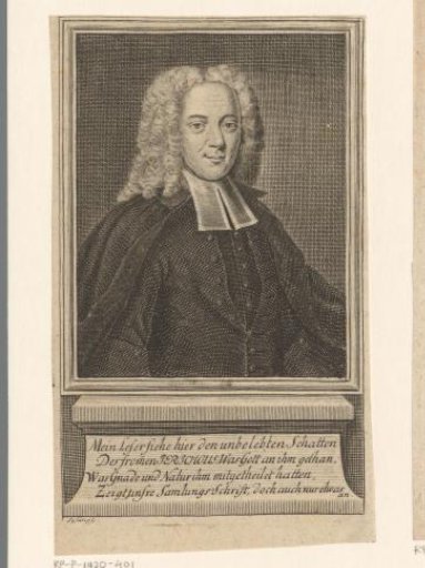 Portrait of Traugott Immanuel Jerichow