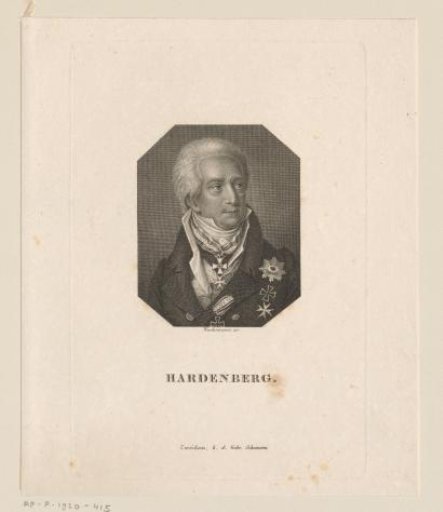 Portrait of Karl August von Hardenberg