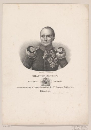 Portrait of Hans Ernst Karl von Zieten