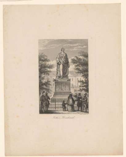 Statue of Goethe in Frankfurt