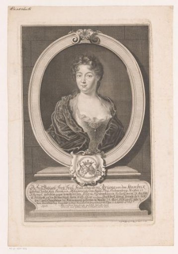 Portrait of Theodora Adriana von dem Knesebeck